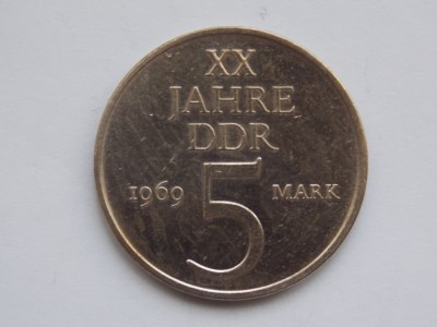 5 MARK 1969 RDG-COMEMORATIVA foto