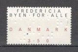 Danemarca.1990 Proiectul orasului Fredericia-Limbaj Braille DD.23