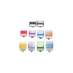 Set Inaltatoare Premium Multicolor PLARTHS compatibile cu WMARK, KEMEI, WAHL, 10 Marimi, 1.5mm - 25mm, clipsare rapida foto