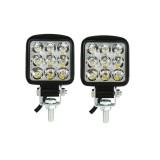 Cumpara ieftin Set 2 LED Mini Proiectore 27W , 6x6 cm , 12 24V , Lumina Alba 6500K