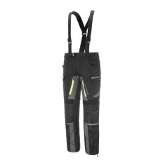 Pantaloni moto textil Adrenaline Bergen negru/galben/fluorescent marime XL