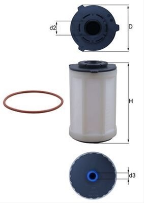 Filtru combustibil MAHLE KX655D