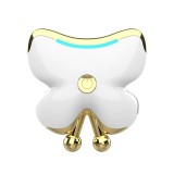 Aparat de masaj facial Techstar&reg; VMF109, Cu incalzire la 45&ordm;C, Design Modern, Acumulator Incorporat, Alb