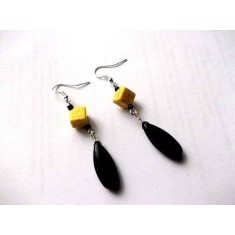 cercei pietre semipretioase howlite 34542