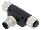 Adaptator M12 DEGSON FT-M12D-04M-M12D-04F-Q-0200