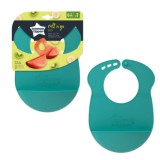 Baveta Roll&amp;Go Verde 6 luni+, 1 bucata, Tommee Tippee