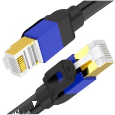 Cablu de internet de mare viteza OFNPFTTH, nailon, RJ45, 10Gbps, 600MHz, 3 m foto