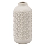 Vaza Bloom, Ceramica, Alb, 23cm