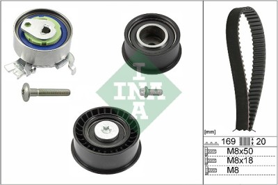 INA 530 0078 10 Set curea de distributie foto