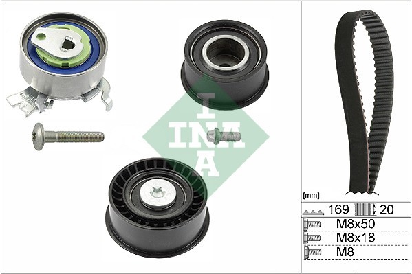 INA 530 0078 10 Set curea de distributie