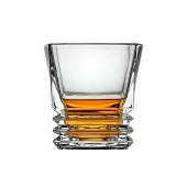 Pahar, pentru whiskey, Luxury Layers, 280 ml, 9 cm inaltime, 10.2 cm latime, 7 cm adancime, din sticla, transparent, Oem