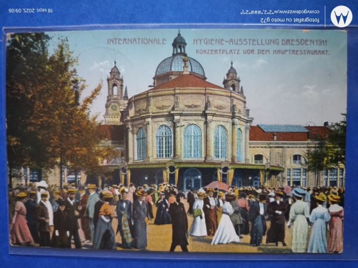 reuniunea internationala asupra igienei ,carte postala exceptionala ,anii 1900