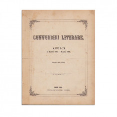 Publicația „Convorbiri Literare”, Anul II, 1 Martie 1868 - 1 Martie 1869, Iași, Tipografia Societății Junimea, 1870, 428 p. Publicația cuprinde: poez