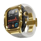 [Pachet 360&Atilde;&sbquo;&Acirc;&deg;] Husa + curea Apple Watch Ultra ShellBox Waterproof IP68, auriu