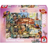 Puzzle 1000 piese, Charles Wysocki - Remington horticultorul, Schimdt