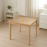 Rola folie protectie masa transparenta PVC siliconizat 0.8x20m, grosime 1.2mm, model floral Breckner Germany