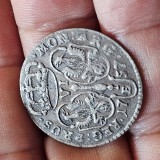 VI GROSCHEN 1757 V , argint Prusia