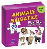 Cumpara ieftin Puzzle pentru podea - Animale sălbatice - 3-6 Ani