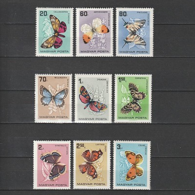 Lepke (Fluturi) LP2247-2255 1966 foto