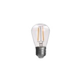 Bec LED E27 pentru ghirlande, alb cald, 2W, 140lm, IP20, set 10 bucati, masterLED