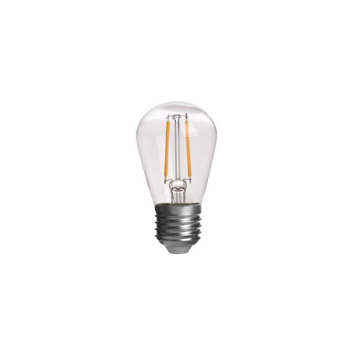 Bec LED E27 pentru ghirlande, alb cald, 2W, 140lm, IP20, set 10 bucati