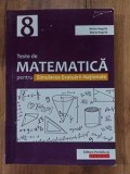 Teste de matematica pentru Simularea evaluarii nationale la clasa a 8 a-Adrian Negrila,Maria Negrila
