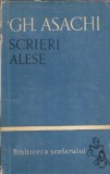 Scrieri Alese Gheorghe Asachi Literatura Romana Clasic Editura Tineretului 1960
