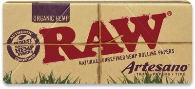 Foite Canepa Organic RAW Artesano King Size Slim cu Filtre si Tava foto