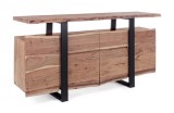 Comoda 4 usi lemn maro Artur 175x45x90 cm