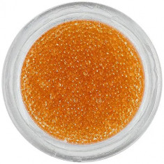 Perle decorative - portocalii, 0,5mm
