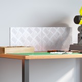 vidaXL Plăci Stricate Antiderapante Aluminiu 30x20cm, Argintiu, Set 2 Bucăți