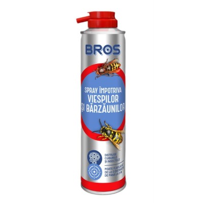 Spray extinctor antiviespi si barzauni Bros, eficienta 6 m, 300 ml foto