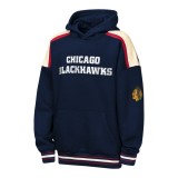 Chicago Blackhawks hanorac cu glugă pentru copii NHL Camaraderie Oversized Colorblock Fleece - 158&ndash;164 cm (12&ndash;14 ani)