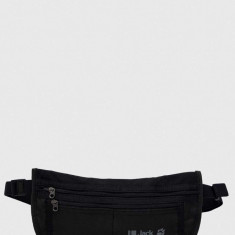 Jack Wolfskin borseta culoarea negru