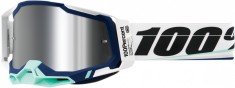 Ochelari cross/atv 100% Racecraft 2 Arsham, lentila oglinda, culoare rama alb/al... Cod Produs: MX_NEW 26013213PE foto