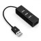 Hub USB, 4 Porturi, Compatibil USB 2.0 și USB 1.1, Culoare Negru