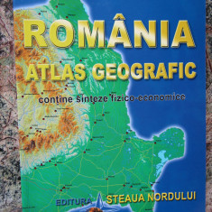 Romania - atlas geografic (contine sinteze fizico-economice)