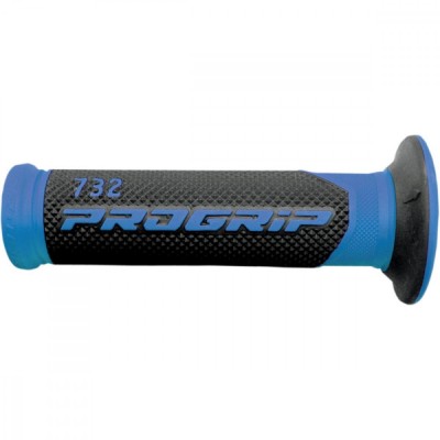 Mansoane Progrip 732- capat inchis; ghidon 22mm; L 125mm Culoare Negru/Albastr... Cod Produs: MX_NEW 06300724PE foto