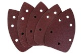Triunghiuri abrazive, granulație 60, 140 x 140 x 8 mm, 5 buc.