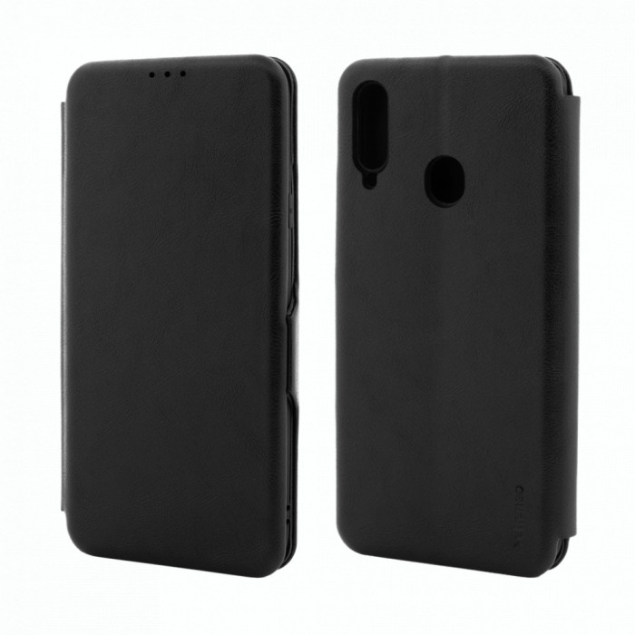 Husa de protectie Vetter pentru Samsung Galaxy A20s, Flip Series, Black