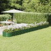 VidaXL Strat &icirc;nălțat grădină 620x80x36 cm oțel galvanizat 318943