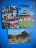 HOPCT LOT 3738 -3 CARTI POSTALE-MIERCUREA CIUC -JUD HARGHITA-CIRCULATE, Circulata, Printata
