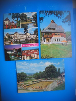 HOPCT LOT 3738 -3 CARTI POSTALE-MIERCUREA CIUC -JUD HARGHITA-CIRCULATE foto