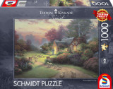 Puzzle 1000 de piese - Thomas Kinkade - The Good Shepherd&lsquo;s Cottage | Schmidt