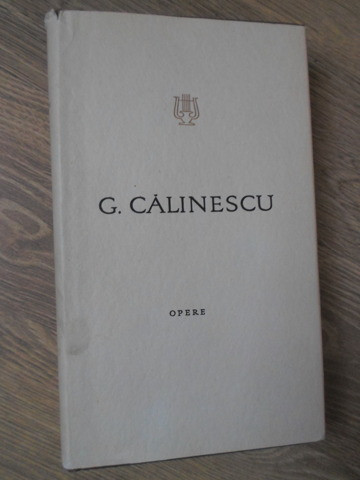 OPERE 2 POEZII-GEORGE CALINESCU