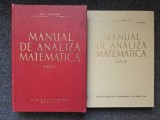 MANUAL DE ANALIZA MATEMATICA - Nicolescu, Dinculeanu, Marcus (2 volume)