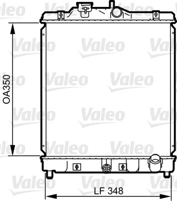 VALEO 734117 Radiator, racire motor
