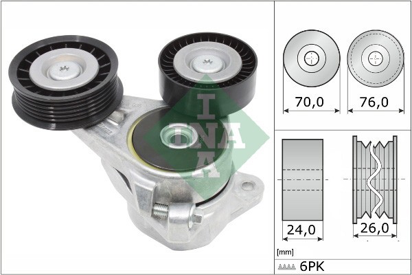INA 534 0309 10 Intinzator curea, curea distributie