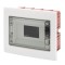 Tablou electric ST 8 module cu bloc N E Gewiss GW40604BS
