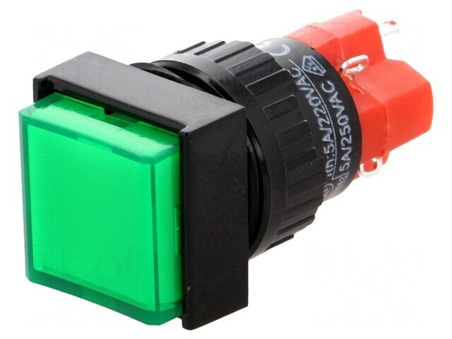 Comutator apăsare SPDT 3A 250V ON-(ON)